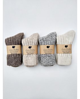 Follkee Calcetines de lana de alpaca para mujer y hombre, perfectos para  senderismo de primavera, gran idea de regalo -  España