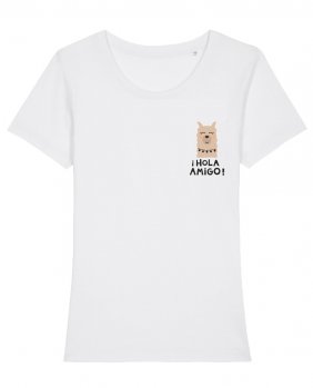 T-shirt « Hola Amigo » blanc